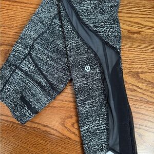 lululemon athletica Black and White Leggings